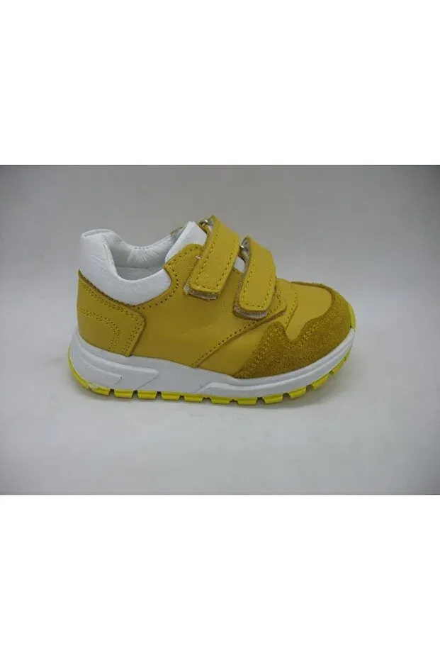 Детские туфли для девочек кожаные ортопедические Toddler, Yellow