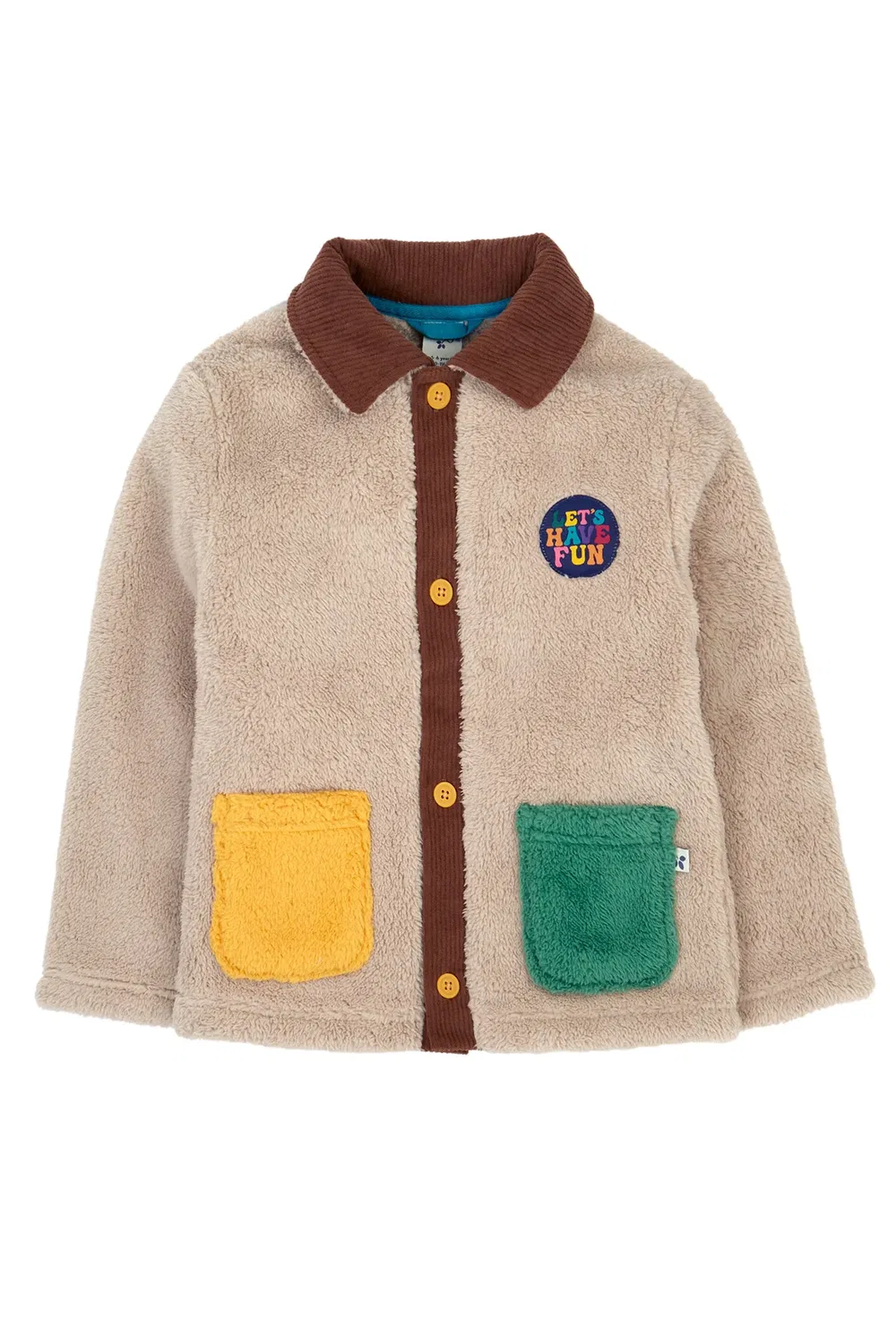 Детская куртка из вельвета Snuggly Cord Frugi, Brown
