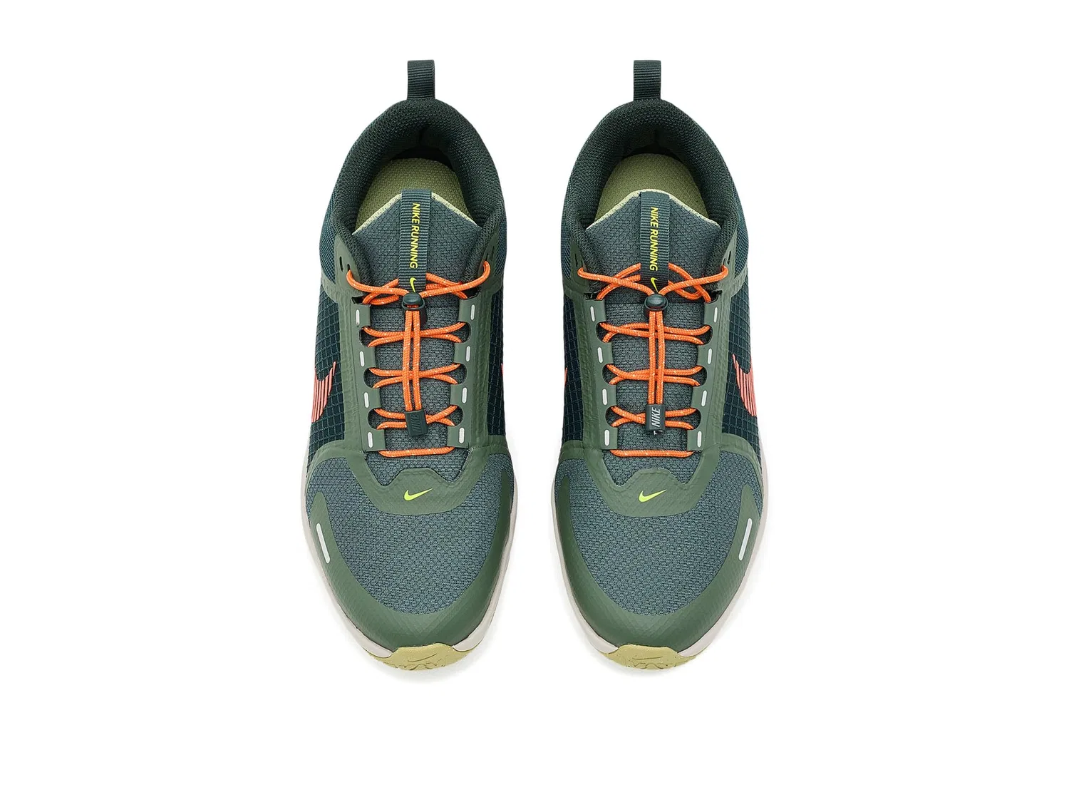 Кроссовки Star Runner Utility (для больших детей) Nike Kids, Black Spruce/Safety Orange/Camo Green/Dusty Olive/Lemon Venom/Mo — фото 3