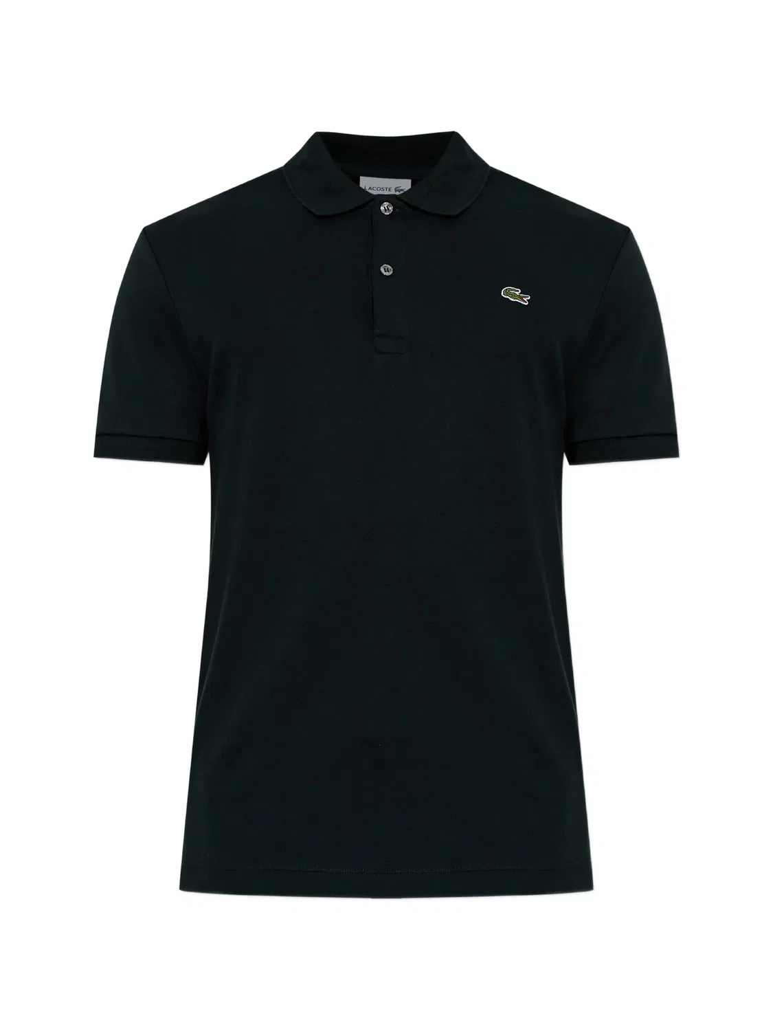 Зеленое поло с нашивкой-логотипом Lacoste, зеленый