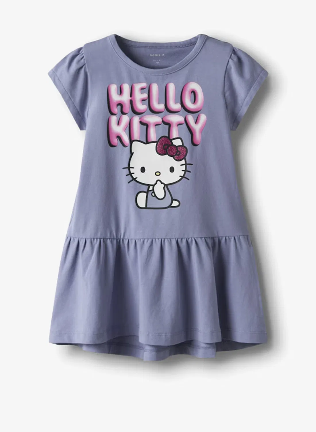 Платье миди с принтом Hello Kitty Name It, лавандовый — фото 4