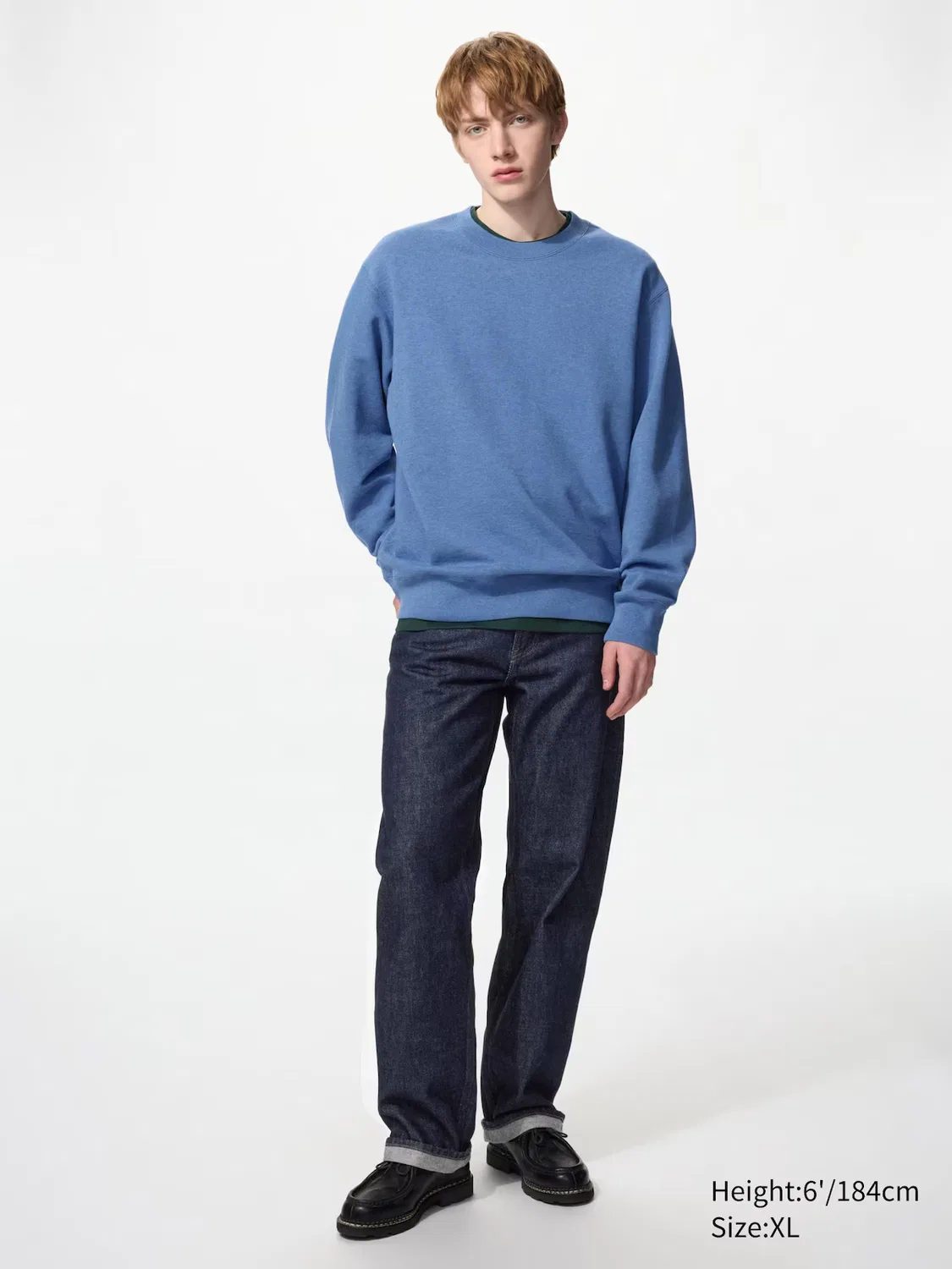 Толстовка Uniqlo, базовый элемент гардероба, темно-зеленый — фото 4