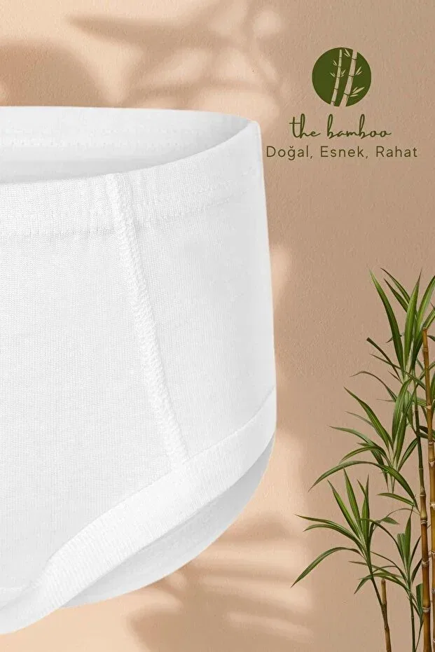 Детские трусы для мальчиков хлопковые Basics Erdem Iç Giyim, White — фото 4