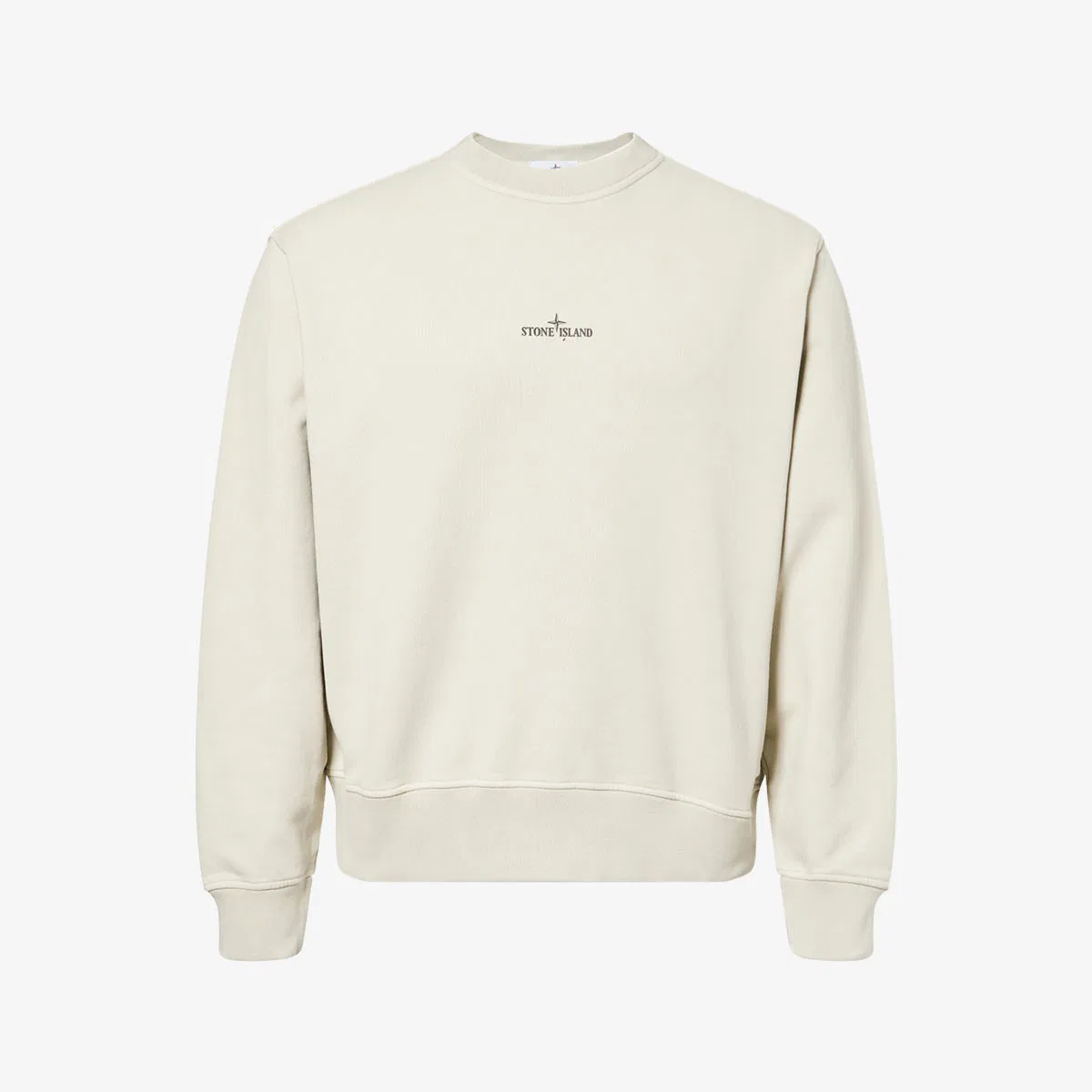 Хлопковая толстовка с круглым вырезом Blur-compass Stone Island, песочный
