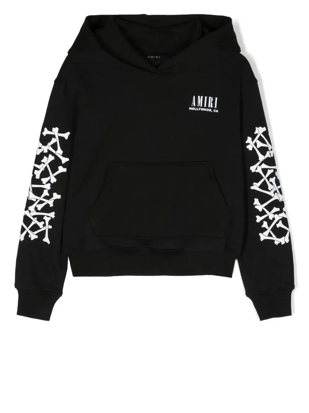 Худи Bones с логотипом Amiri Kids, черный