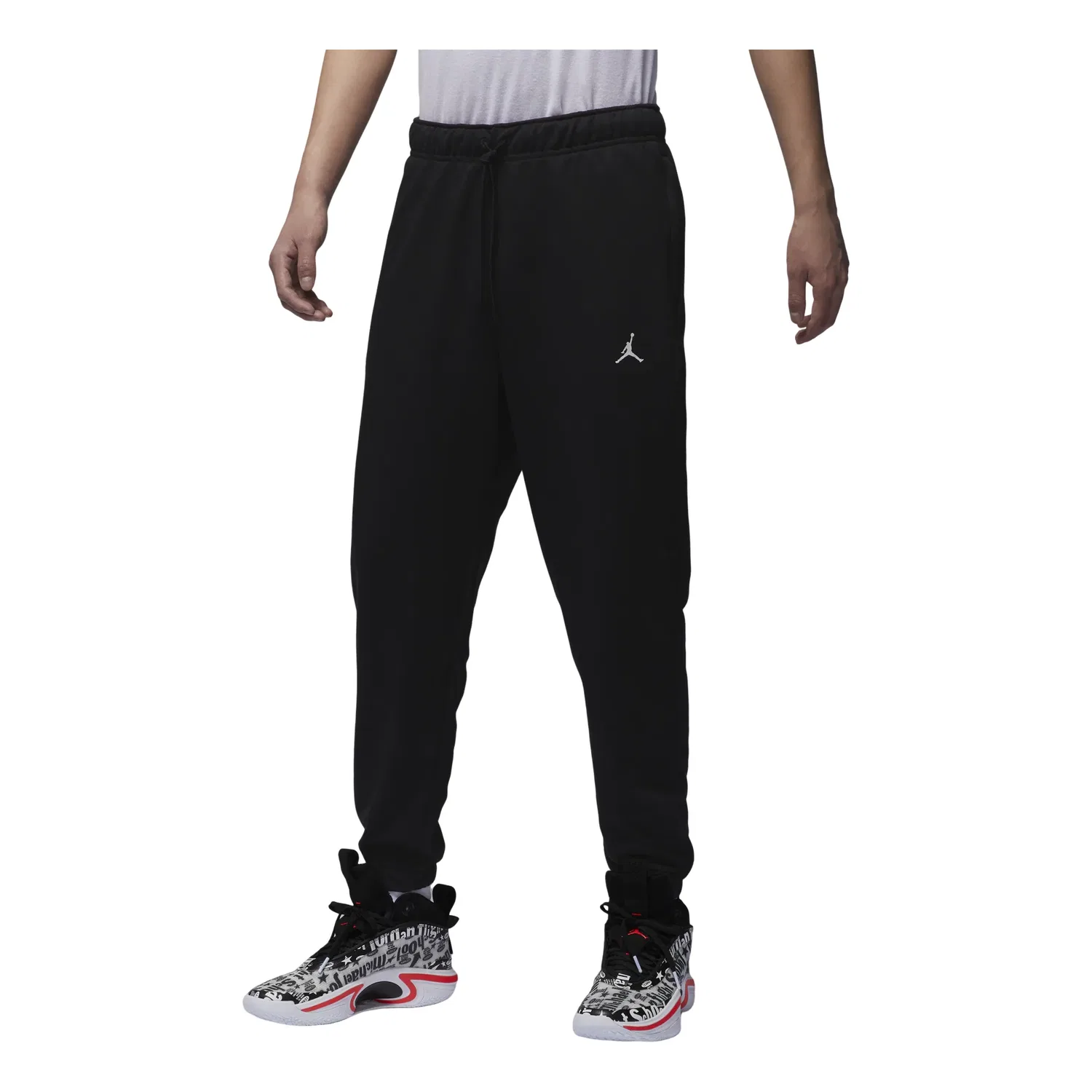 Мужские брюки для тренировок Air Jordan Dri-Fit Sport Crossover Pants Asia Sizing 'Black' Jordan, черный