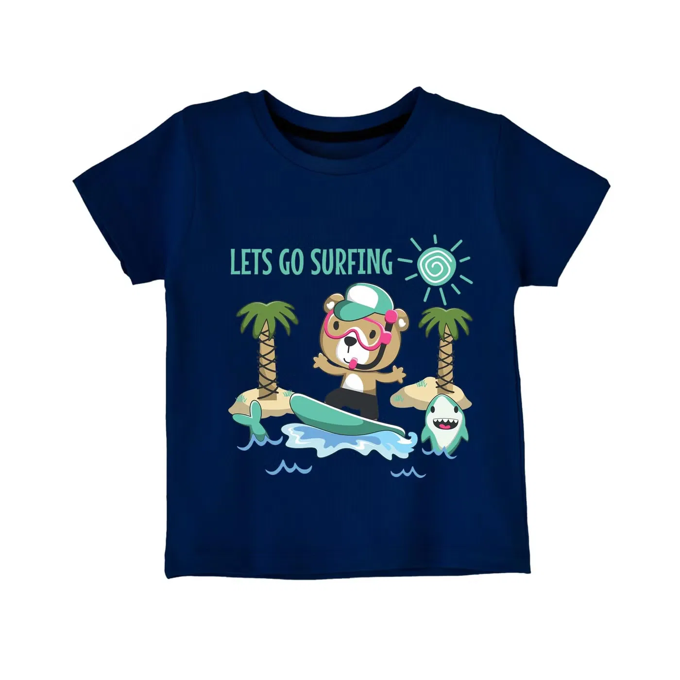 Футболка с принтом Lets Go Surfing Yoo Street, темно-синий