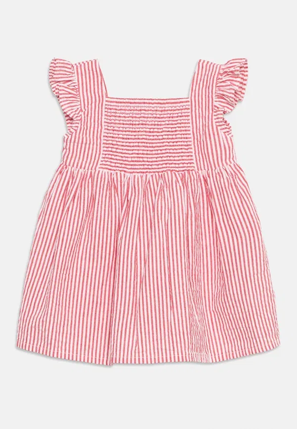 Комплект из топа и шорт из хлопка Seersucker stripe set Tommy Hilfiger, Red Alert, красный — фото 3