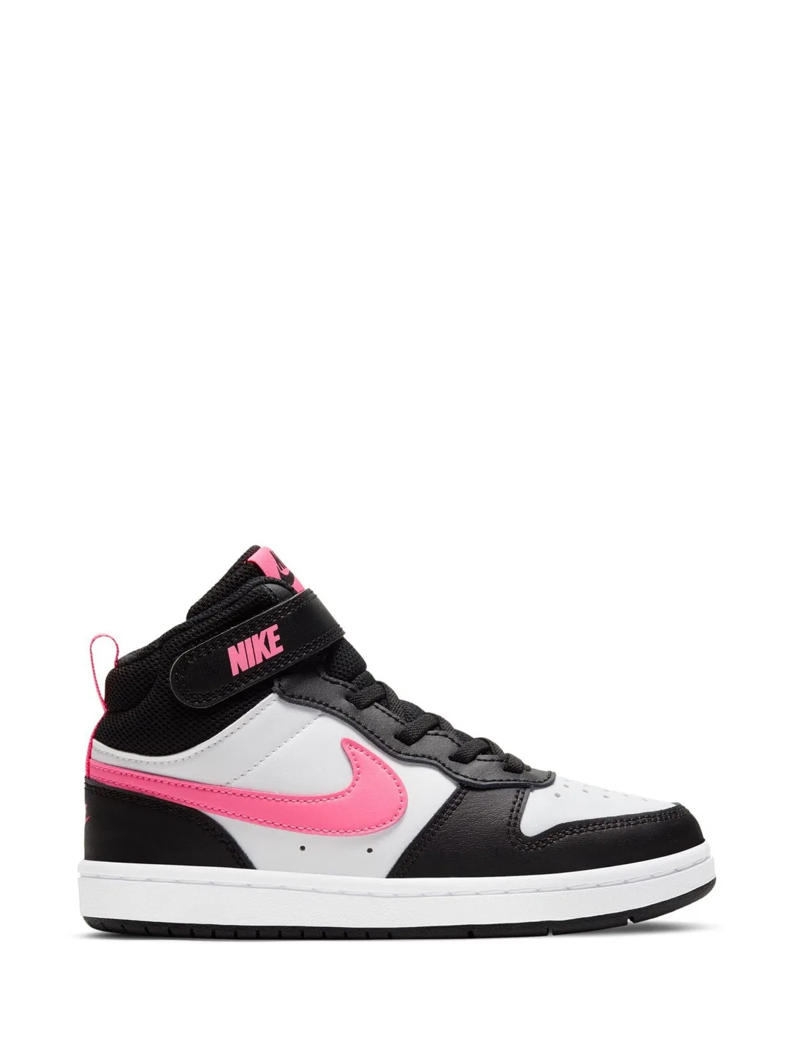Кроссовки Nike Court Borough Mid 2, черный/розовый