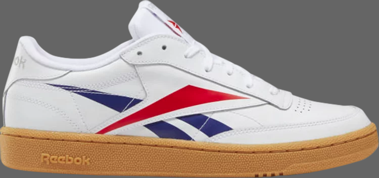 Кроссовки club c vector 'white gum' Reebok, белый - фото