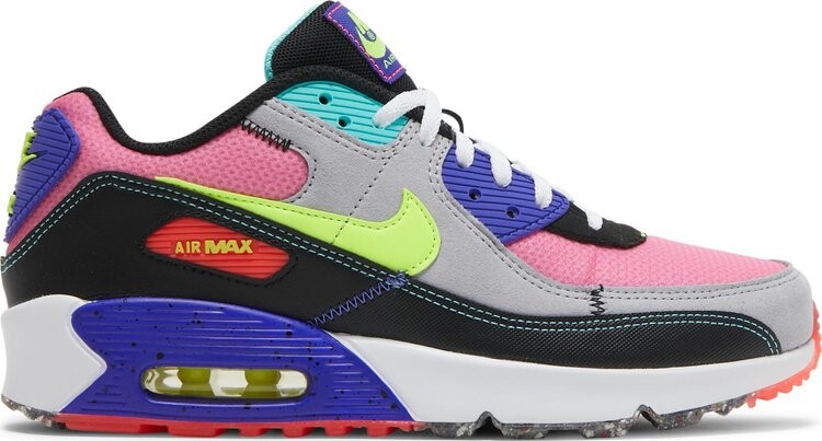

Кроссовки Nike Air Max 90 GS 'Exeter Edition - Neon', многоцветный