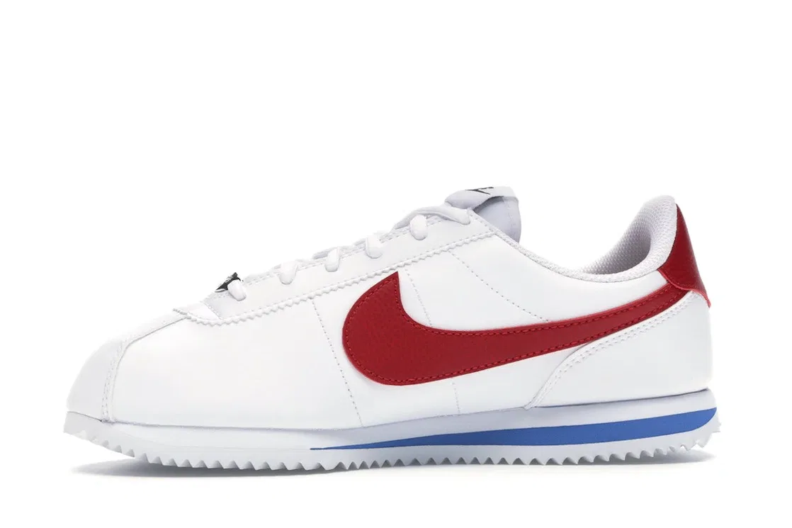 Детские кроссовки Lifestyle с дизайном Nike Cortez Basic Nike, White/Varsity Royal-Black-Varsity Red — фото 3