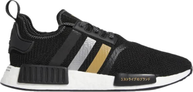 

Кроссовки Adidas Shoe Palace x NMD_R1 'Gold Trefoil', черный