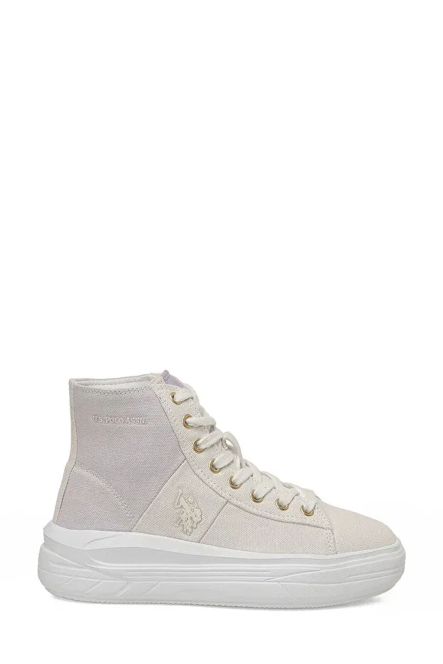 Детские кроссовки для девочек текстильные U.S. Polo Assn., Beige