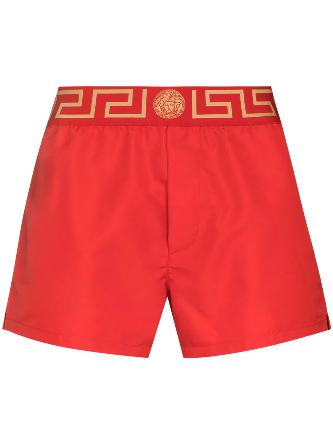 Плавательные шорты Greca Border красные Versace, красный