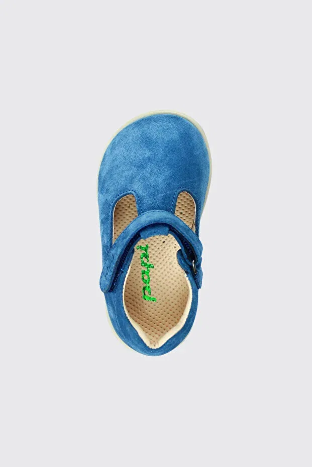 Детские туфли для мальчиков кожаные Calpello Papi Ayakkabı, Blue — фото 2
