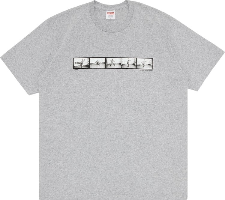 

Футболка Supreme Milford Graves Tee 'Heather Grey', серый