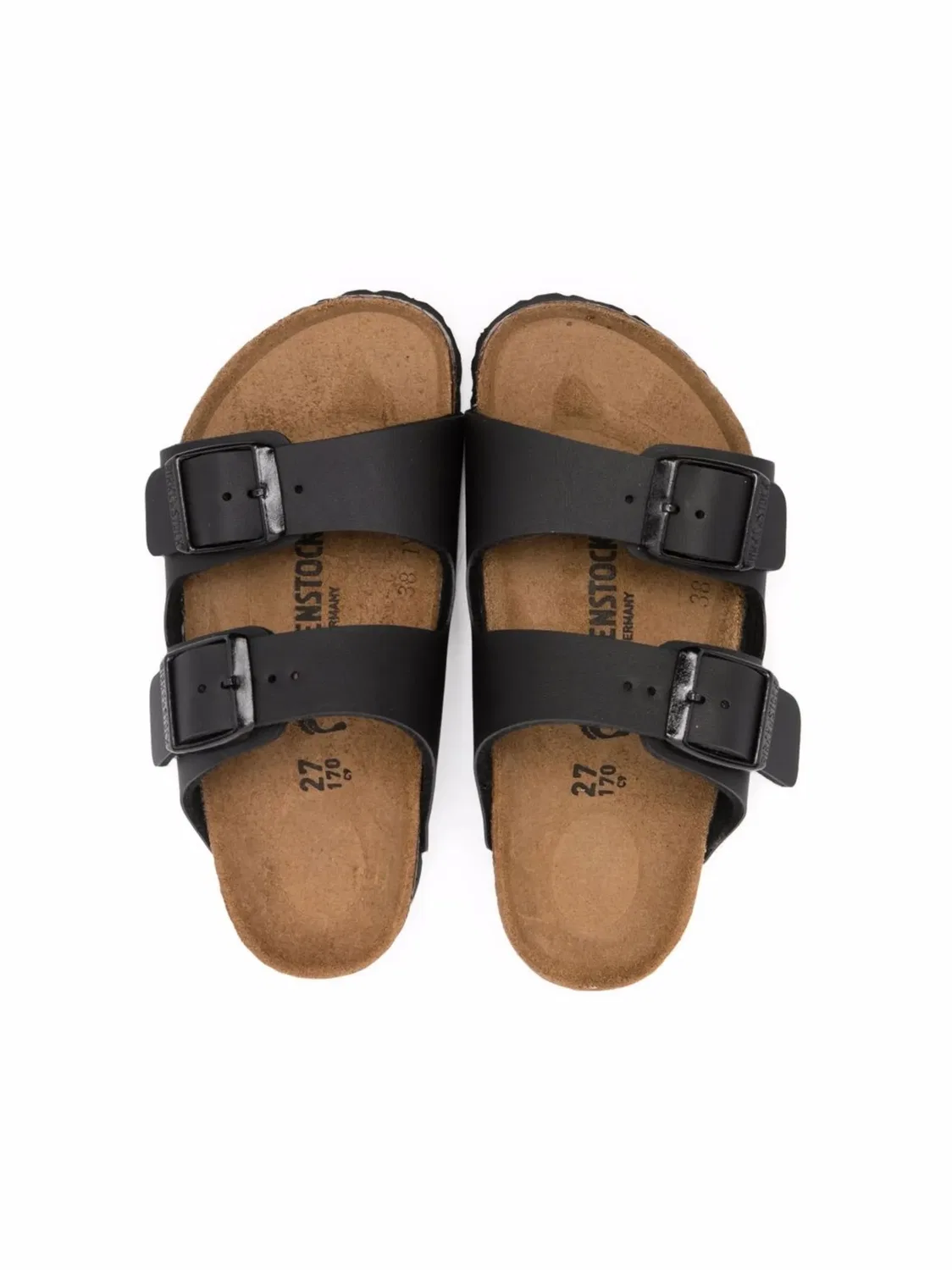 Сандалии с пряжкой Аризона Birkenstock, черный — фото 2