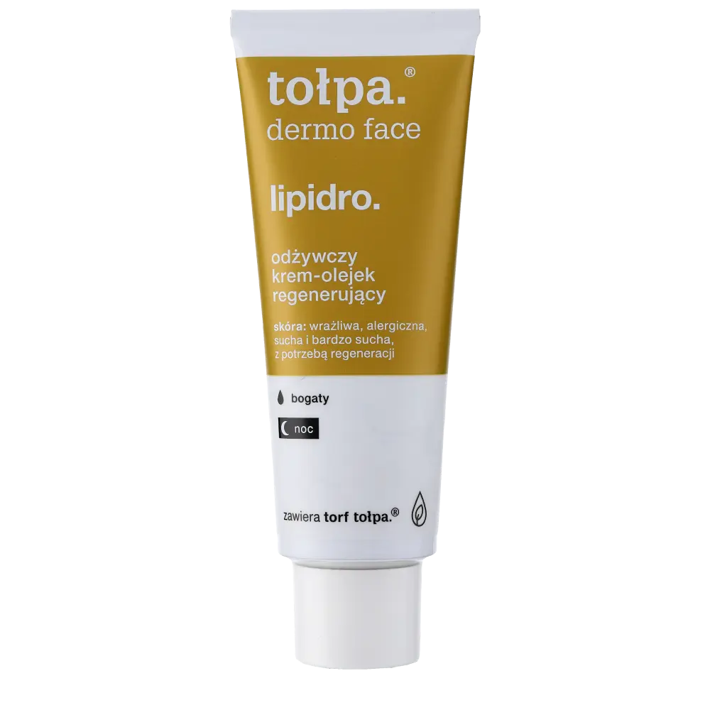 Крем для лица Tołpa — Dermo Face Lipidro питательный -регенерирующее масло, насыщенный, ночной, 40 мл — фото 2