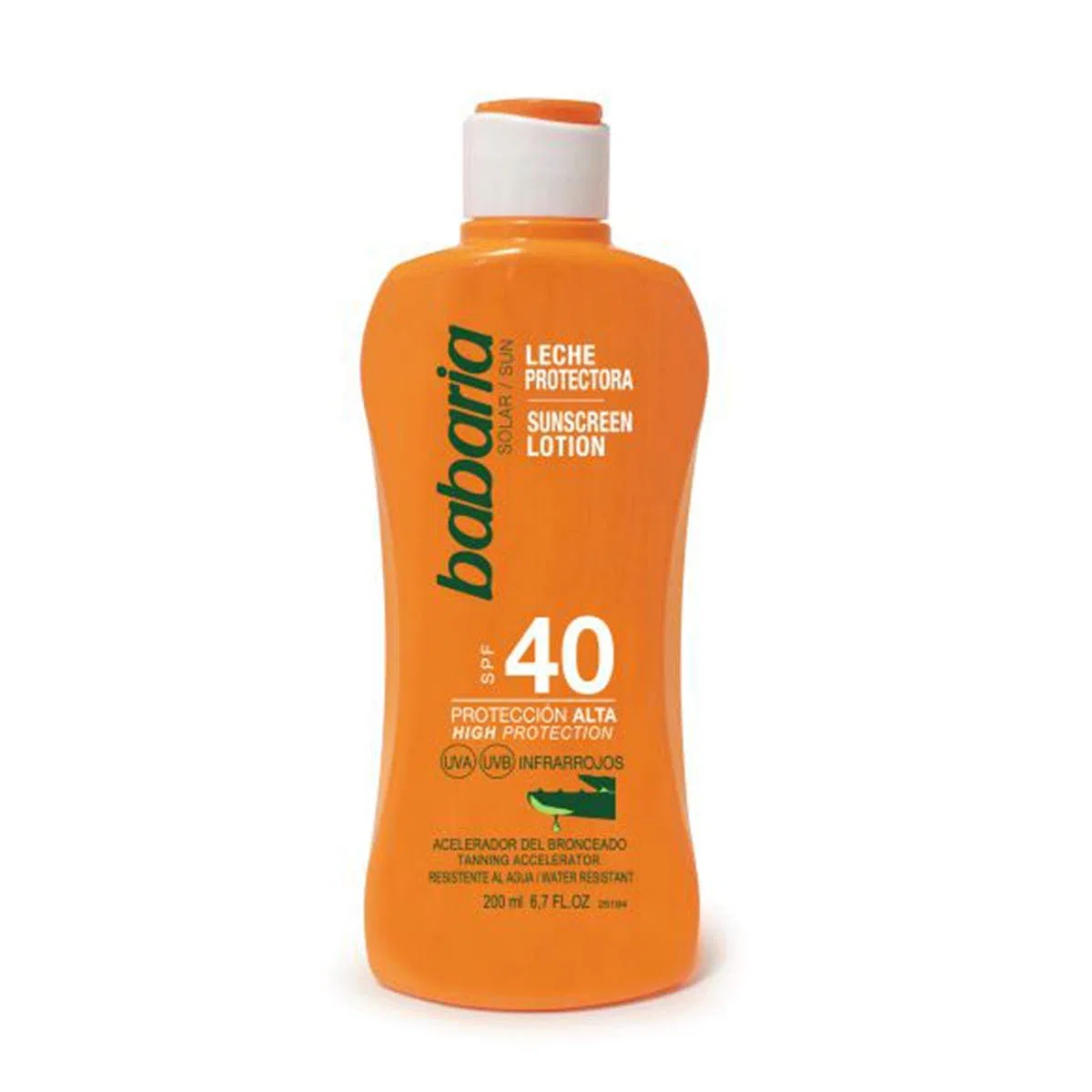 Солнцезащитный крем для лица Babaria SPF40, 200 мл