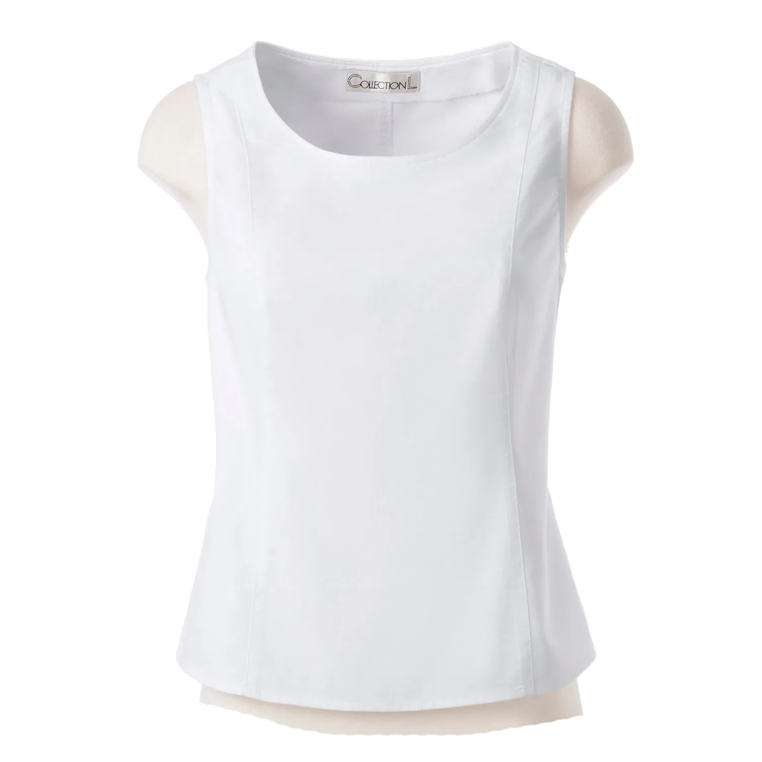 Женская блуза с широкими бретелями Casual Looks, White — фото 2