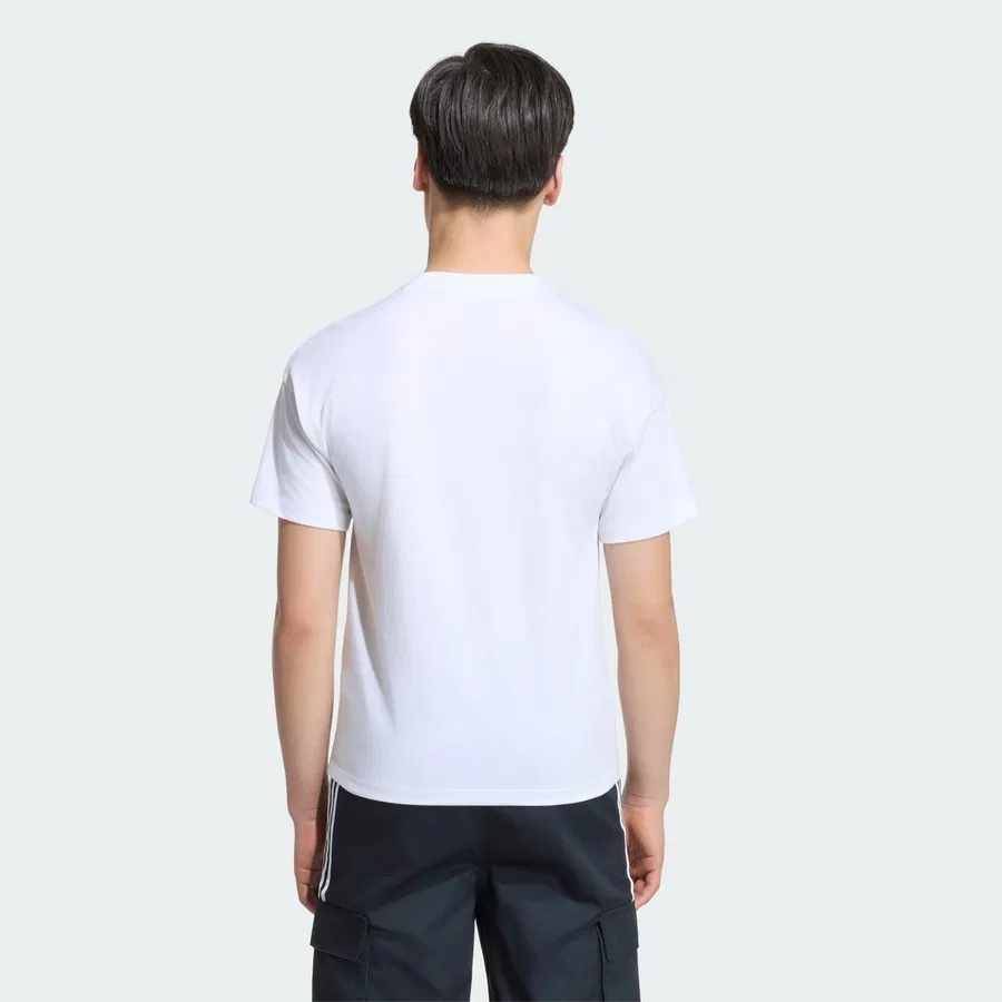 Футболка с длинным рукавом Loose Batwing adidas, Белый — фото 2