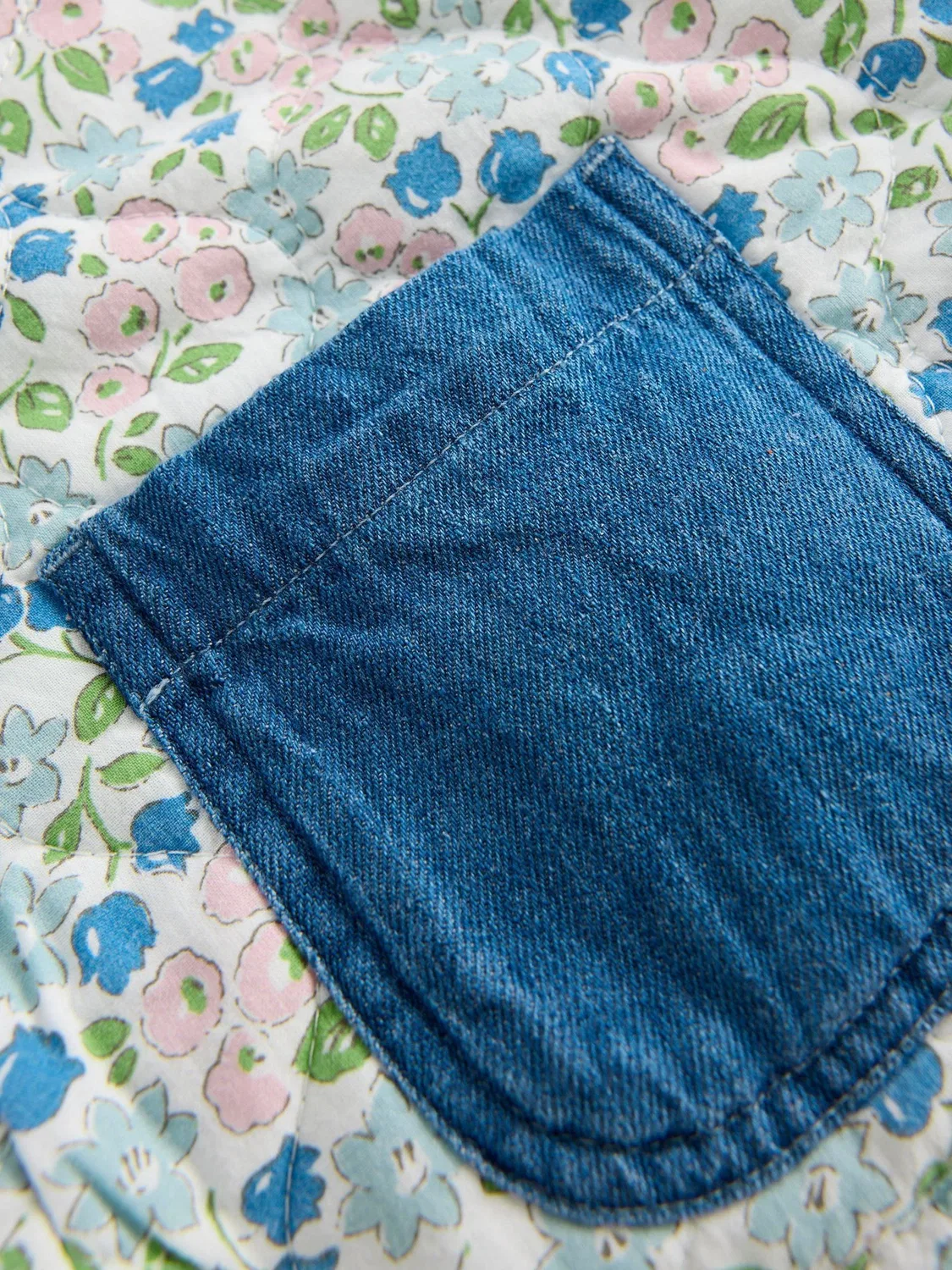 Стеганый жилет, двусторонний, Pretty Quilted Boden, синий — фото 3