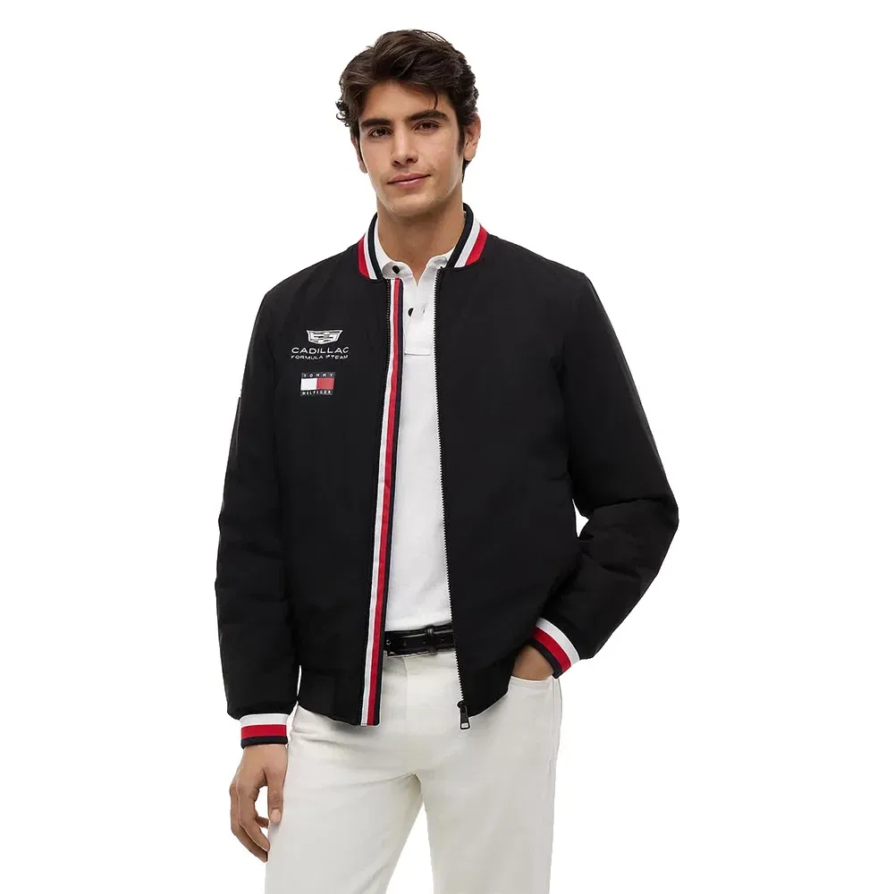 Куртка-бомбер Replica Varsity Tommy Hilfiger, черный