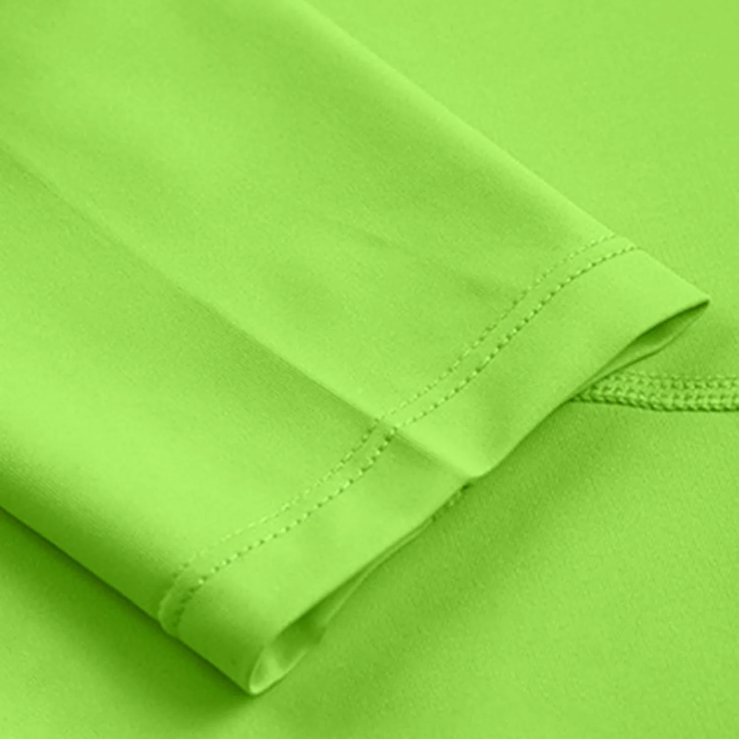 Мужская длинная футболка с круглым вырезом Slim Fit, Green — фото 3