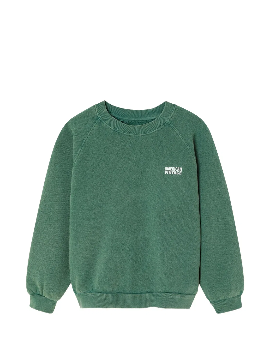 Свитер Izubird с рукавами реглан American Vintage Kids, зеленый