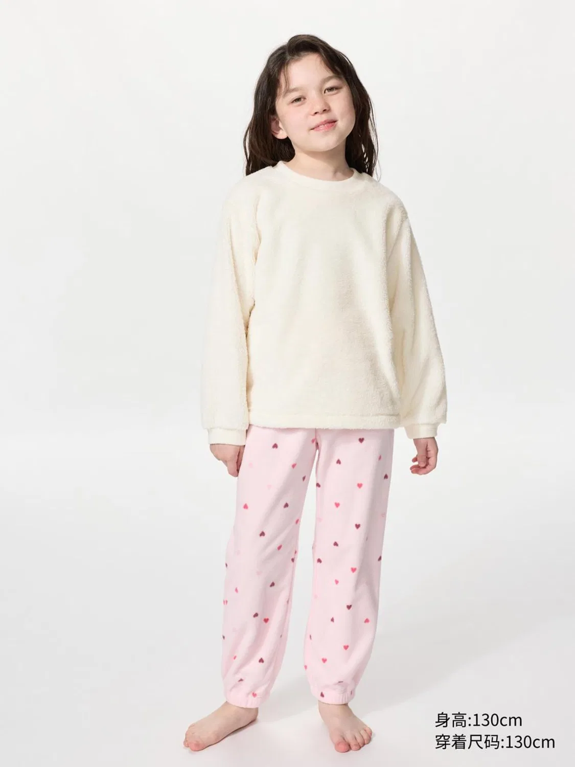 Комплект детский из флиса с длинным рукавом Uniqlo, светло-зеленый — фото 2