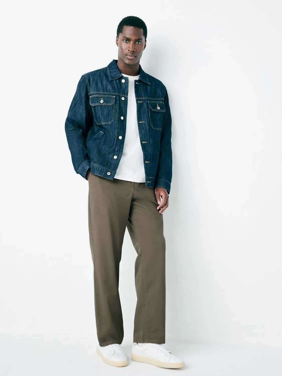 Чиносы свободного кроя Relaxed Fit Stretch Next, светло-коричневый — фото 3