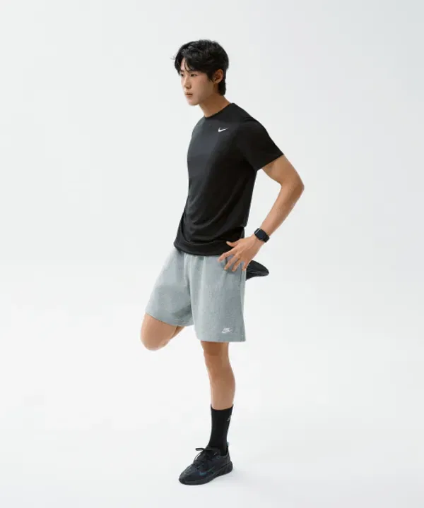 Футболка тренировочная Dry Fit, M, Nike, серебристый