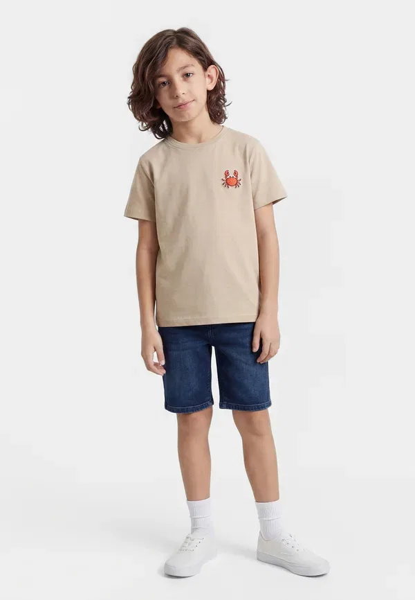 Футболка с животными Basic T-shirt Name It, Aluminium-Coloured, Salute