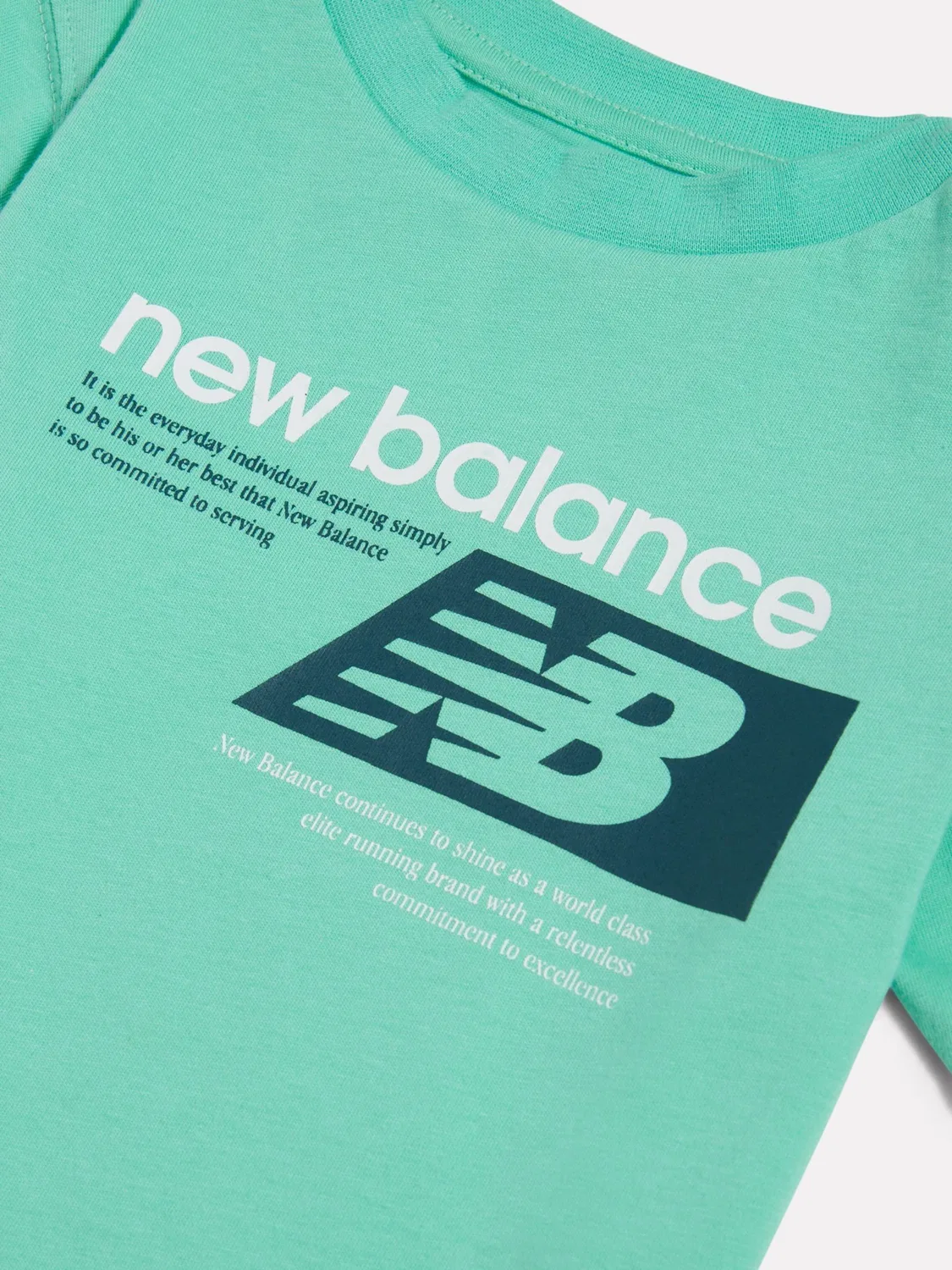 Футболка New Balance Green Players Graphic New Balance, зеленый — фото 3