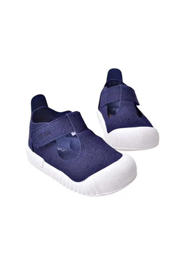 Детские туфли для девочек с принтом Glam Vicco, Navy Blue — фото 3