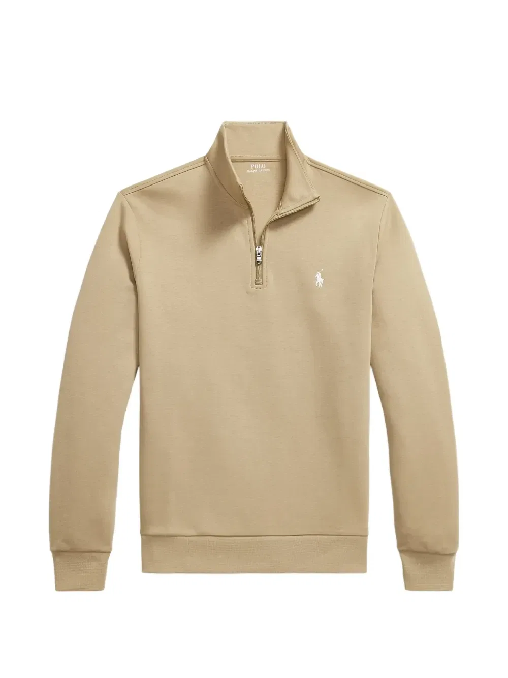 Свитшот с вышивкой пони POLO RALPH LAUREN, бежевый
