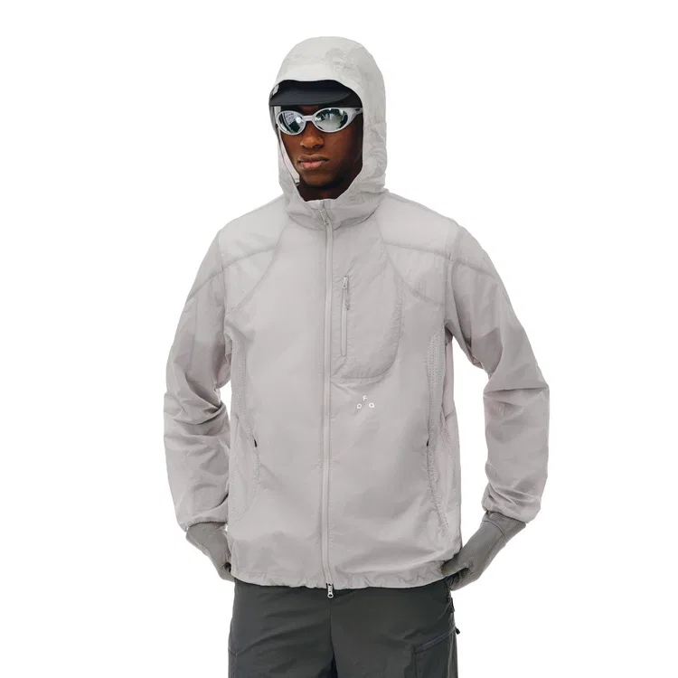 Детская ветровка с капюшоном FPA, Light Gray