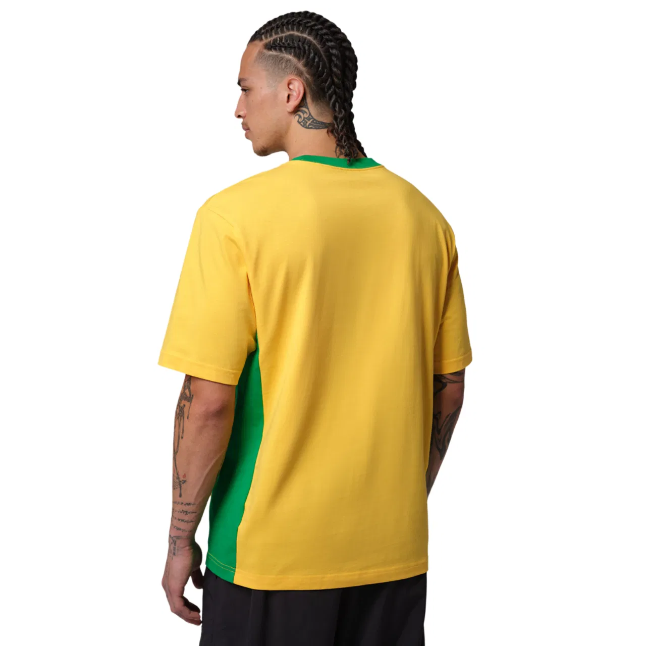 Футболка для мужчин Jordan Brasil 95, цвет Varsity Maize/Varsity Maize/Lucky Green — фото 2