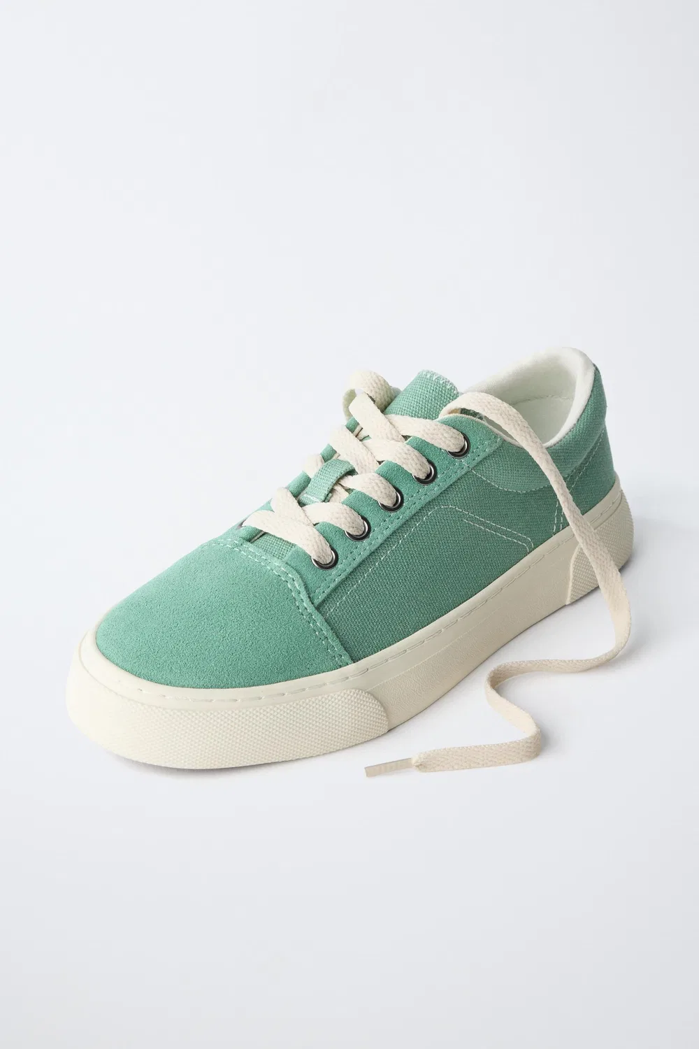 Контрастные кроссовки ZARA, Green — фото 3