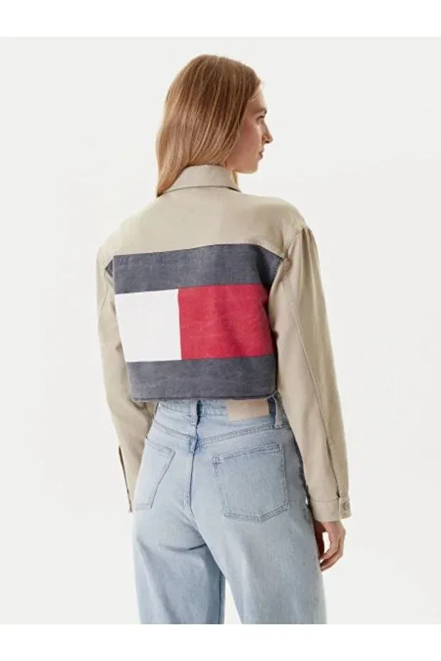 Женское пальто двубортное Mont Tommy Hilfiger, Beige — фото 2