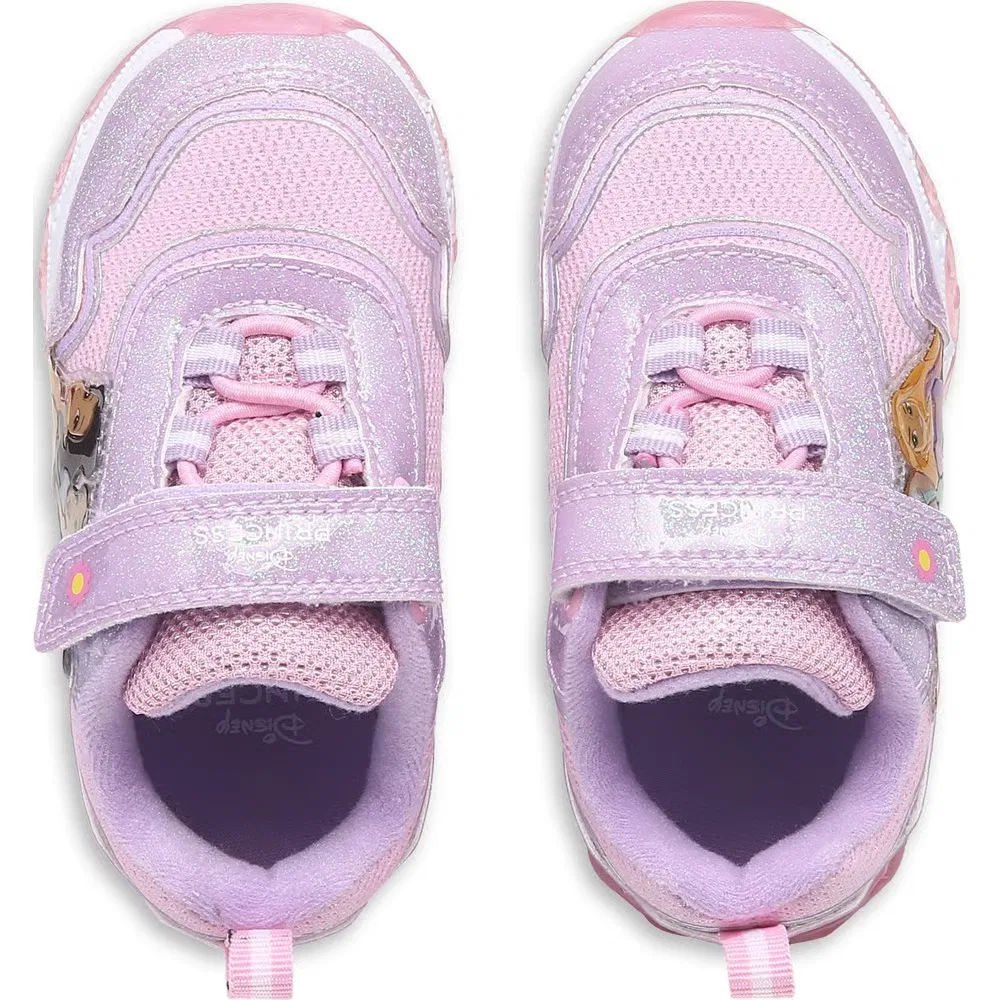 Детские светящиеся кроссовки Disney Princess, Purple/Pink Multi — фото 4