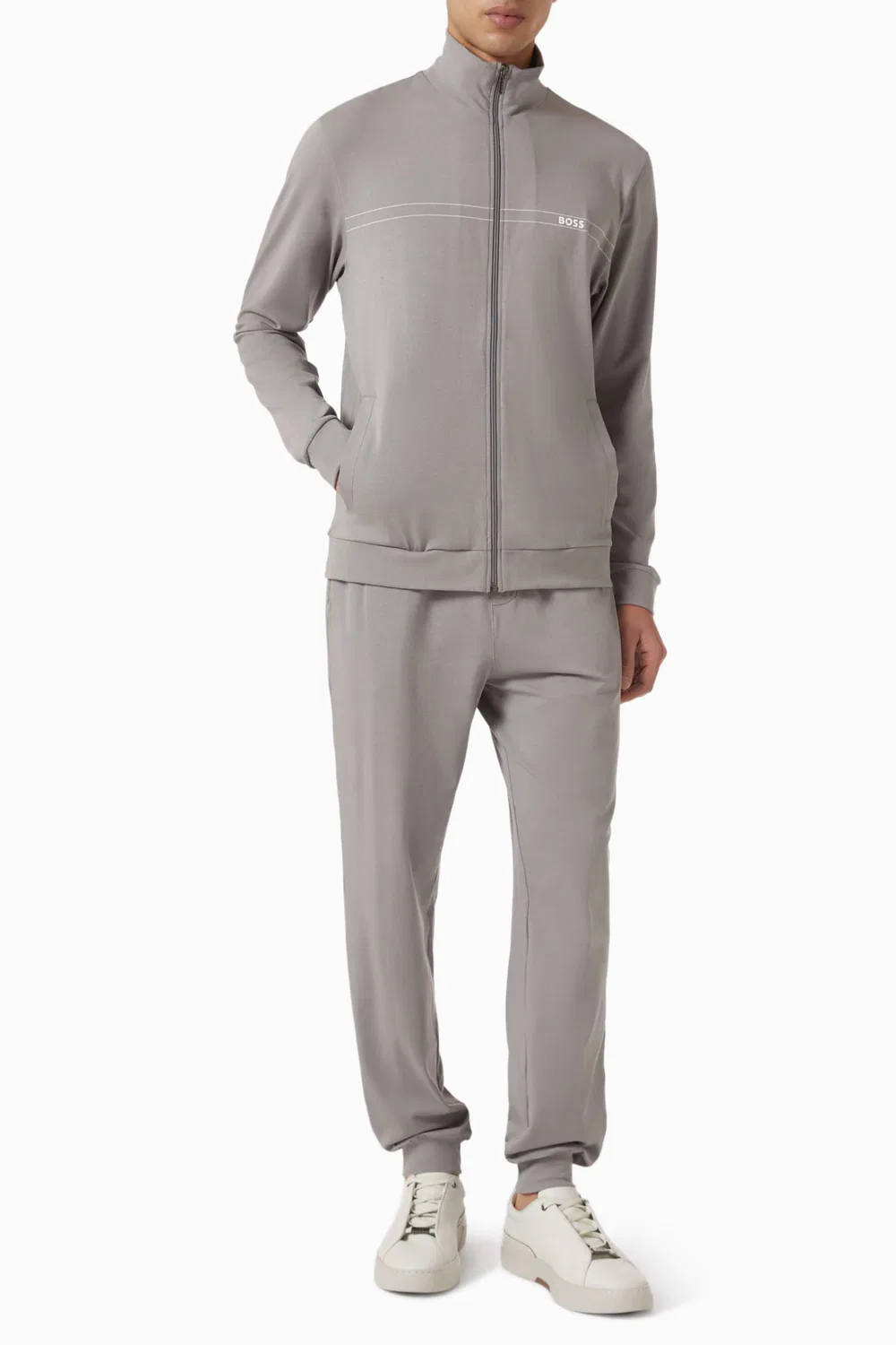 Комплект спортивный из хлопка Logo Tracksuit BOSS — фото 2