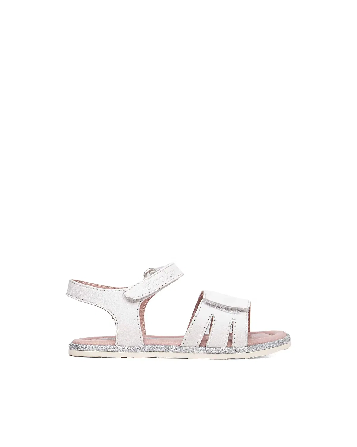 Детские сандалии для девочки из кожи Exagon Barefoot Gorila, Blanco