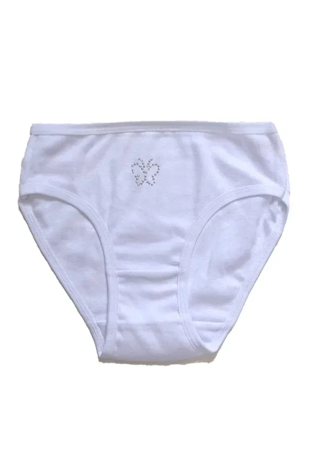 Детские трусы для девочек хлопковые Şahinler, White