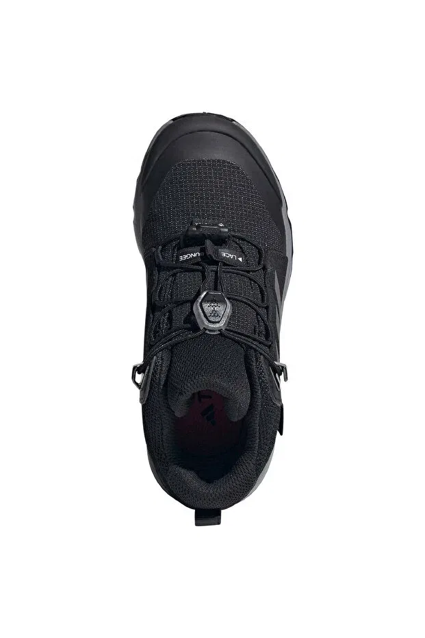Детские ботинки для девочек с коротким каблуком Terrex Gore-Tex Black Outdoor Boots Adidas, Black — фото 3