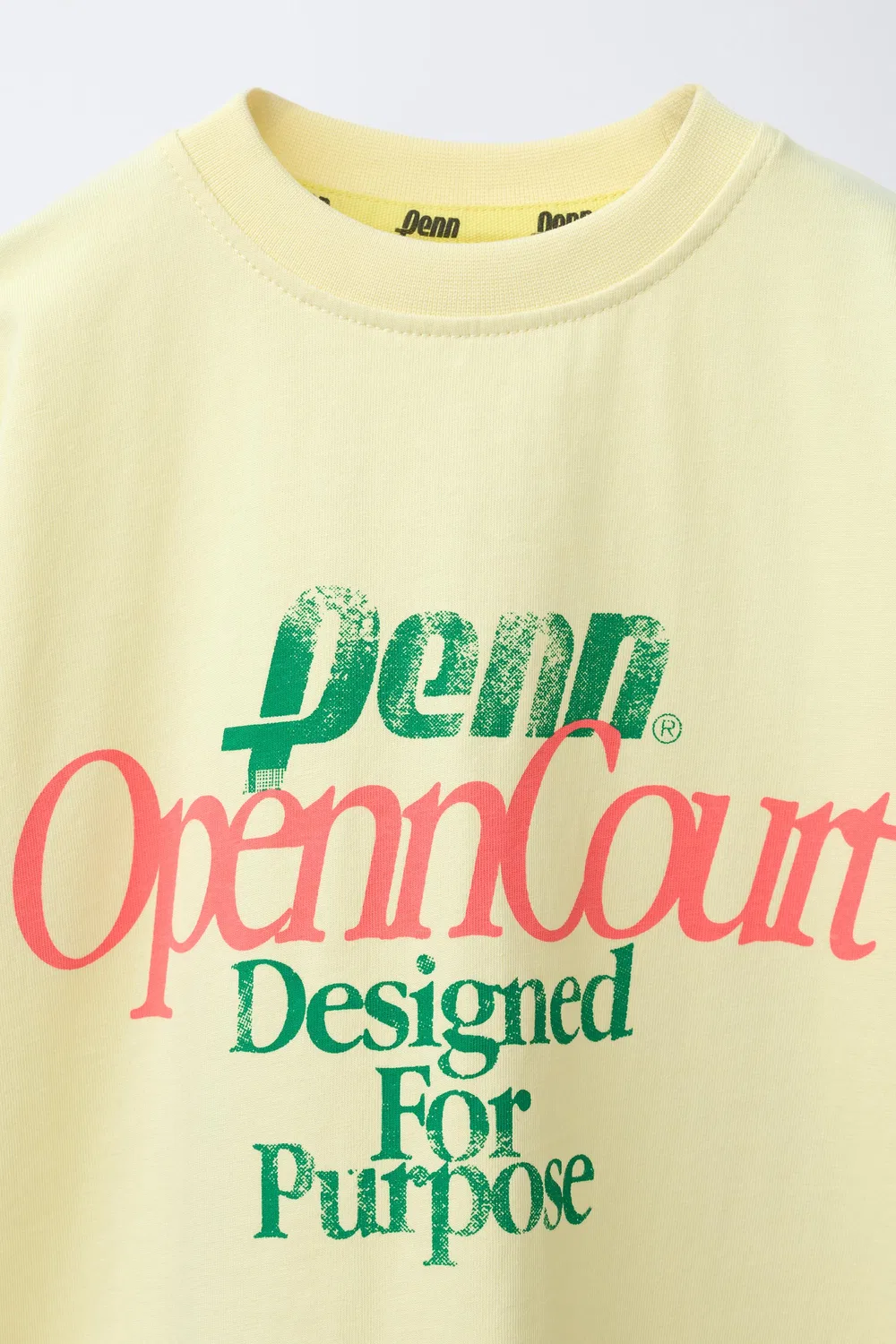 Футболка с принтом PENN ZARA, Yellow — фото 3