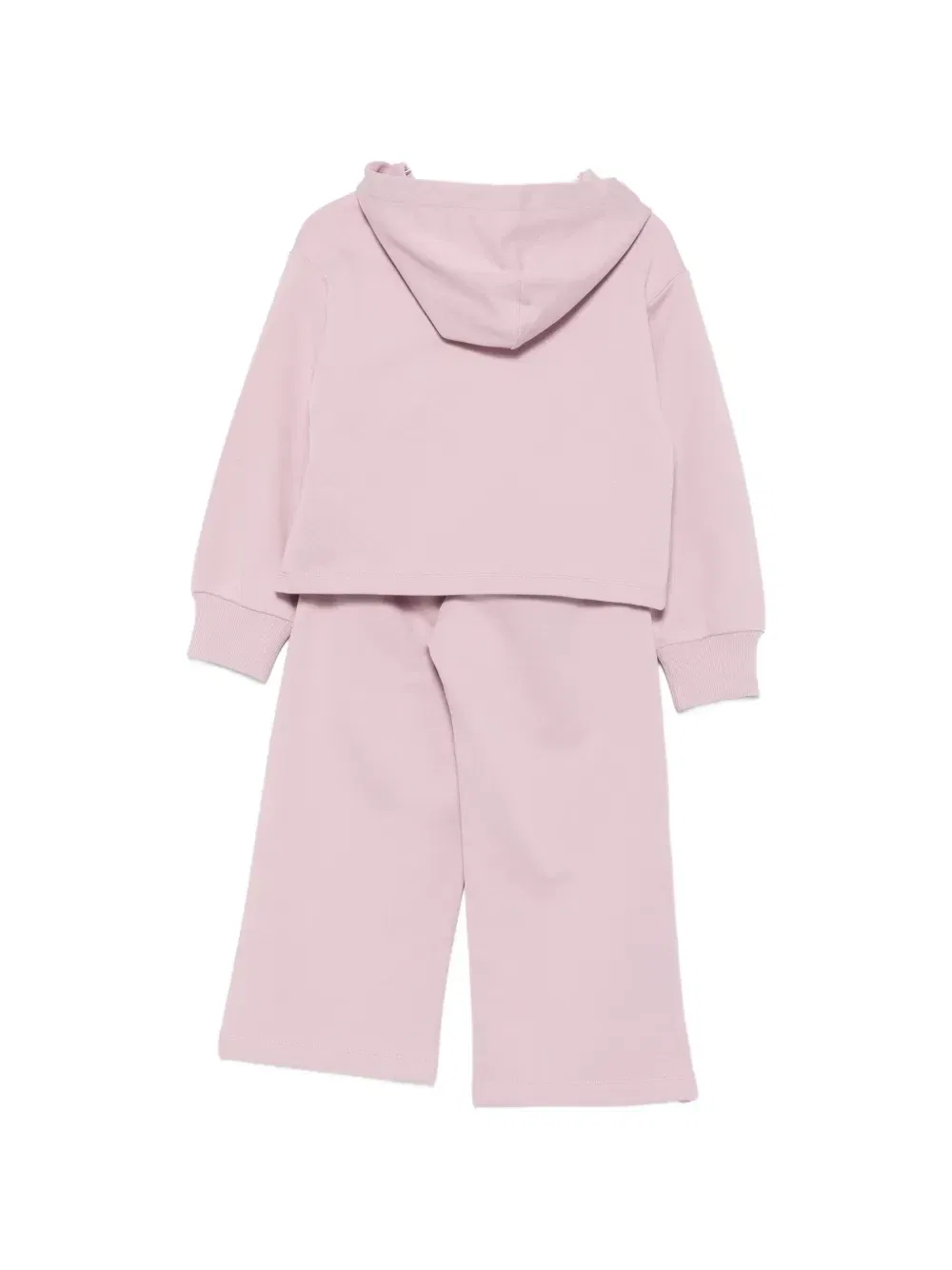 Спортивный костюм с худи и вышитым логотипом Emporio Armani Kids, розовый — фото 2
