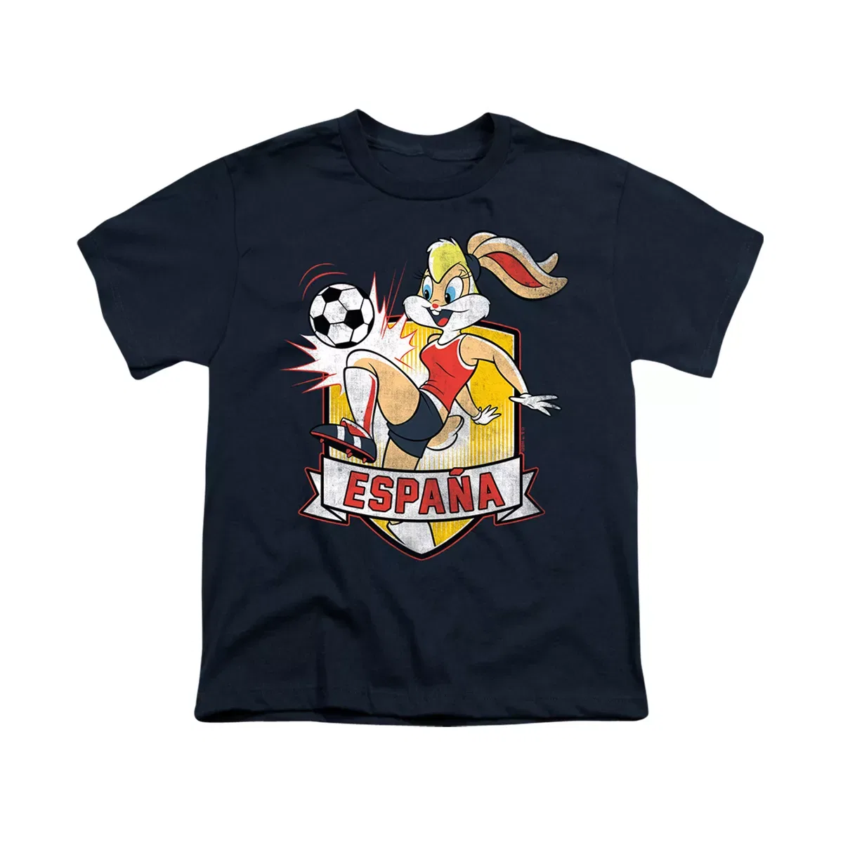 Детская футболка с принтом Looney Tunes Lola Bunny Spain T-Shirt, Navy — фото 2
