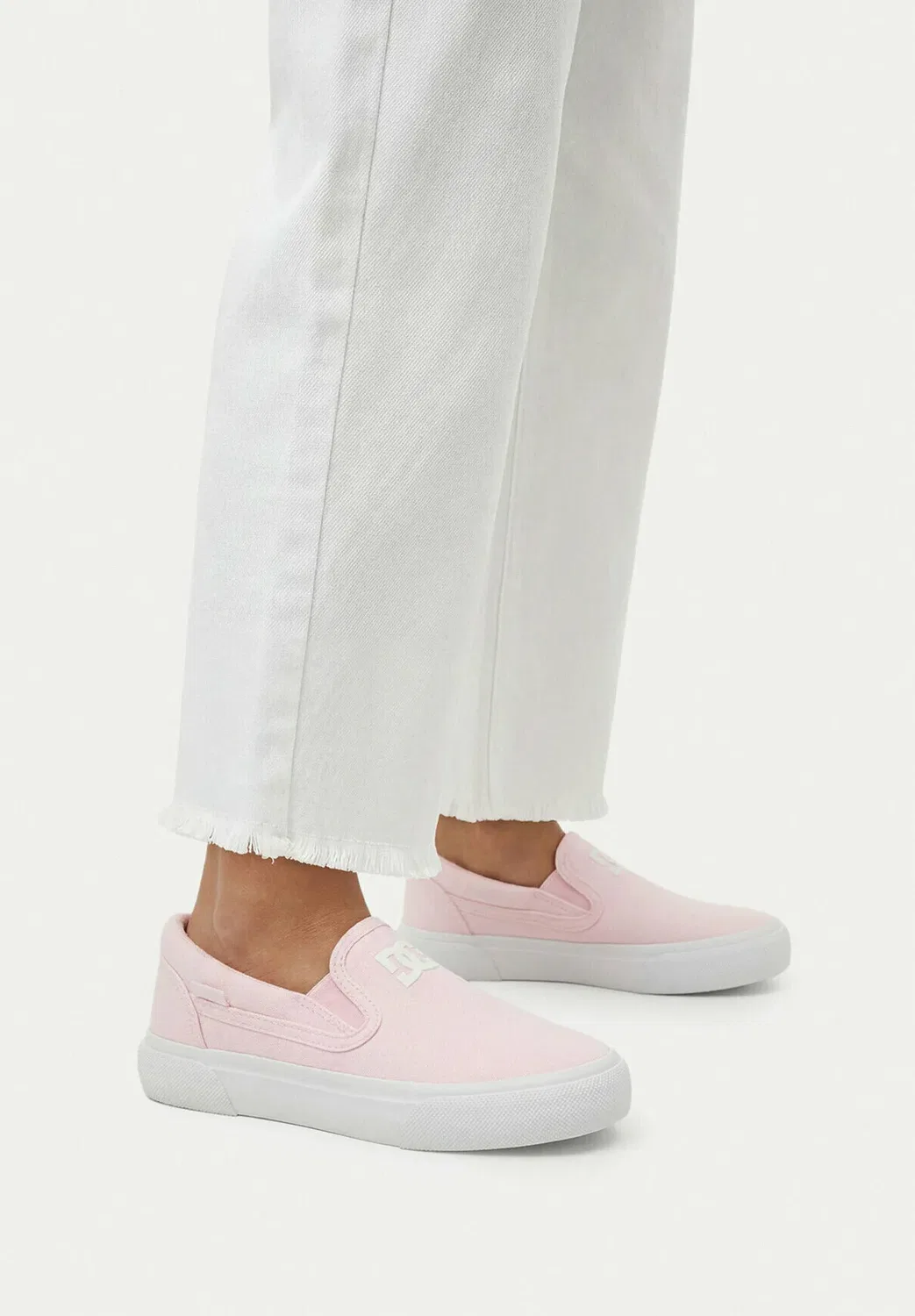 Кроссовки для девушки 5906751921999 - слипоны Dc Shoes, Pink